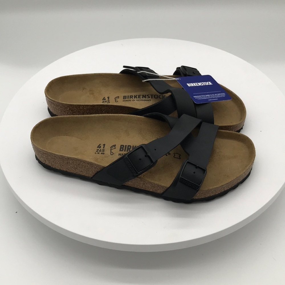 Birkenstock Black Double-Strap Sandals